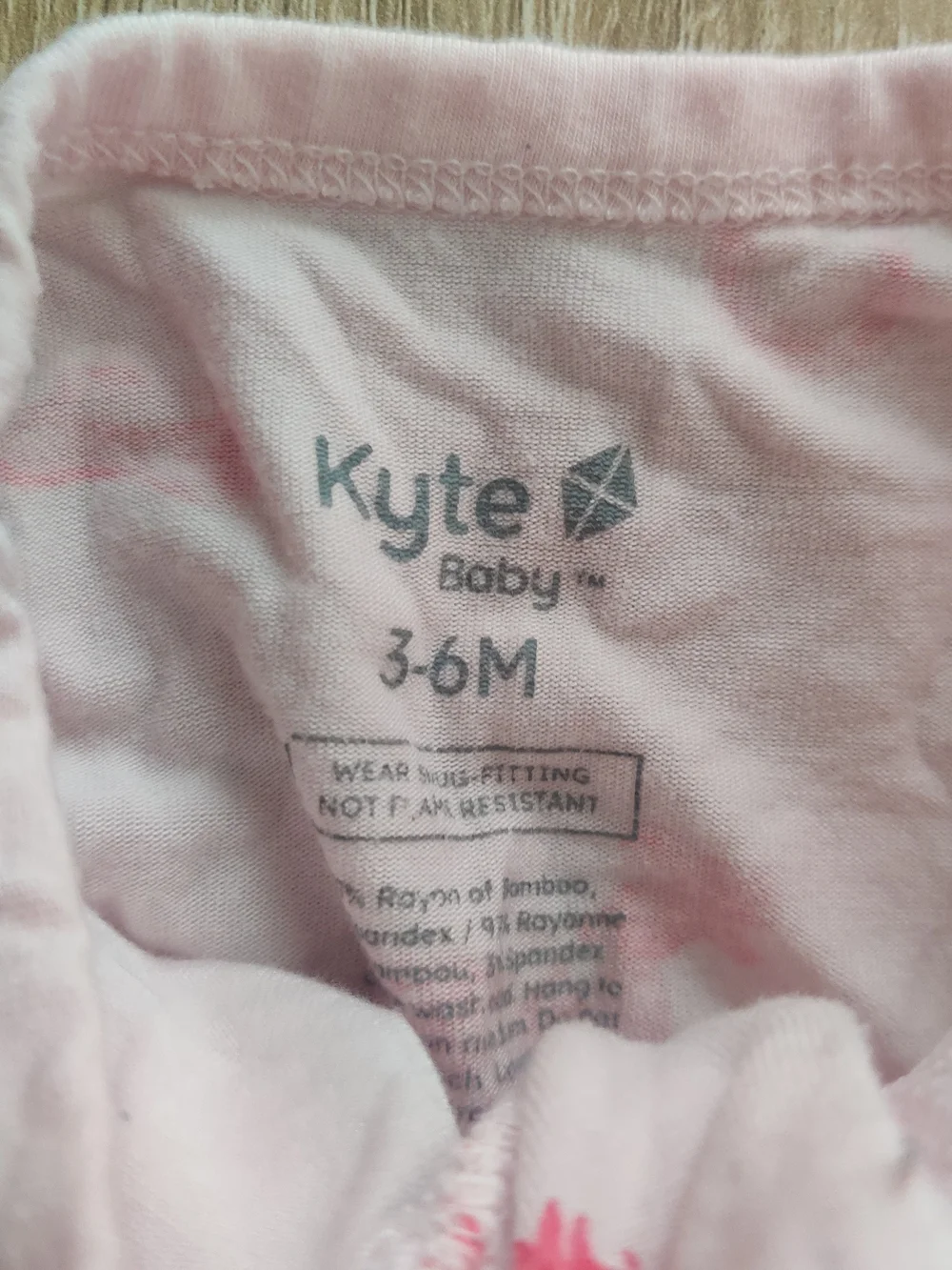 Kyte BABY Light Pink Cowboy Print Footed One-Piece Size 3-6mo